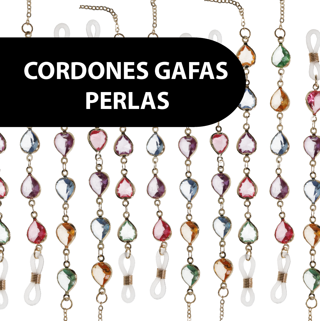 CADENA GAFAS  PERLAS M.82 6uds