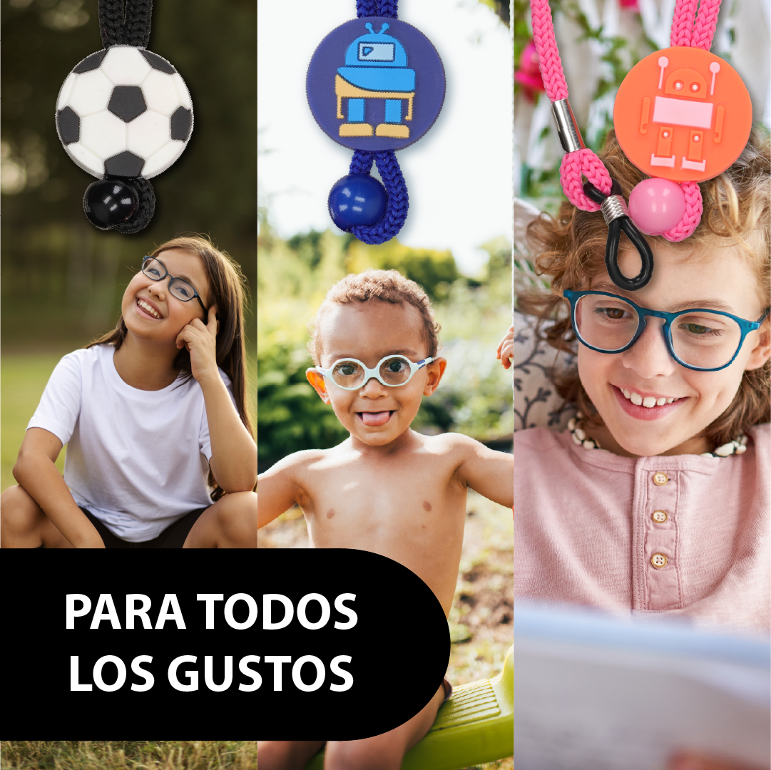 CORDÓN GAFAS  INFANTIL AJUSTABLE 6uds