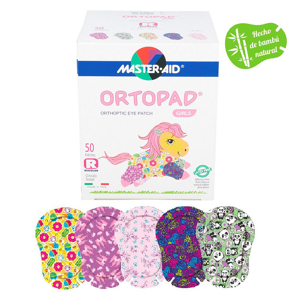 PARCHE OCLUSIÓN ORTOPAD GIRLS REGULAR 50uds