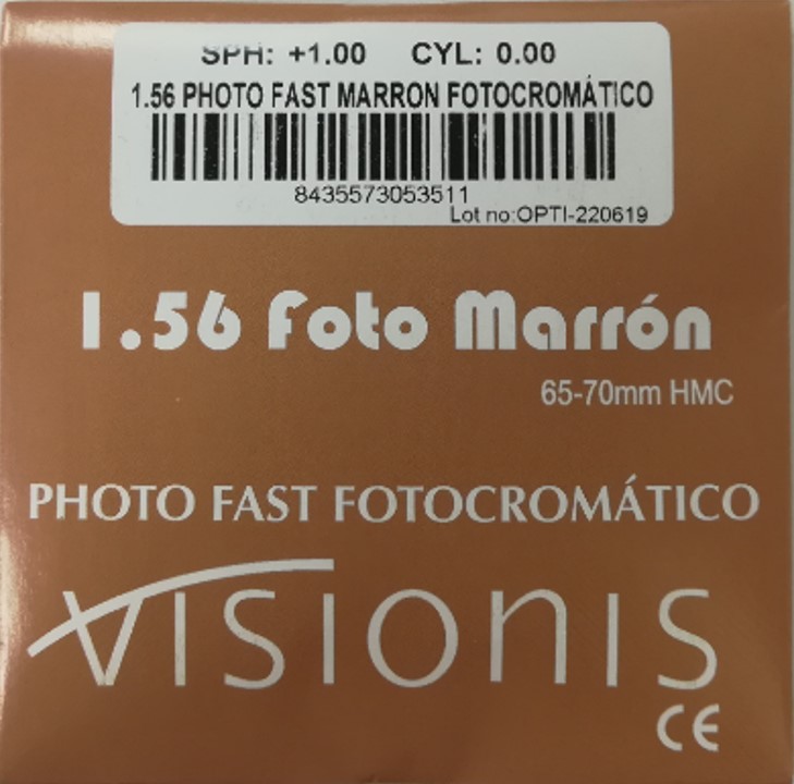 1.56 PHOTO FAST MARRON FOTOCROMÁTICO