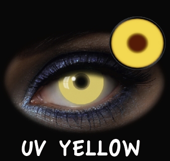 FANTASIA 1 WEEK GLOW UV YELLOW 2PK